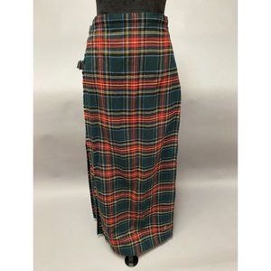 Burberrys' London, kilt wrap skirt, size 14
